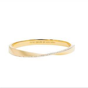 NWT Kate Spade Gold Do the Twist Bracelet